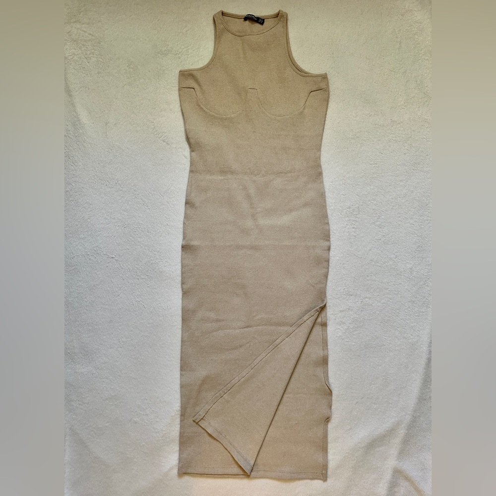 Standards High Ribbed Midi Dress